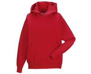 Jerzees Schoolgear Childrens Hooded Sweatshirt (Classic Red) - BC583