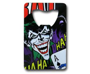 Joker Credit Card Bottle Opener