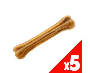 K9 Homes Pressed Rawhide Bone 8 Inch Dog Food Treat K9 Pack of 5 (500g)