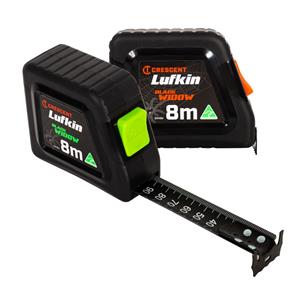 Lufkin 8m Black Widow Tape Measure