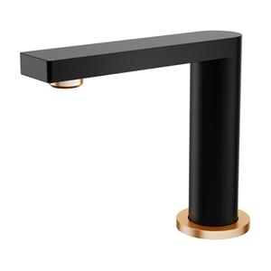 Mondella WELS 4 Star 7.5L/min Matte Black And Rose Gold Signature Basin Spout