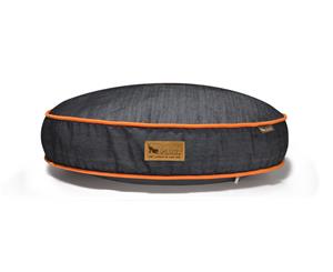 PLAY - Denim Round Pet Bed w/ Mandarin Trim