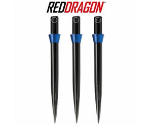 Red Dragon - Black Trident Dart Points - 32mm - Blue