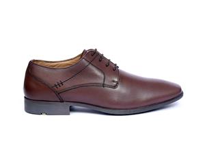 Riddell - Men's Leather Derby Shoes in Brown