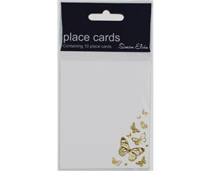 Se Butterfly Wedding Place Cards (Pack Of 10) (Gold) - SG13559
