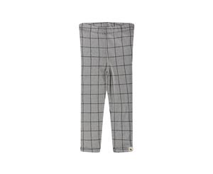 Turtledove Jacquard Check Slim Fit Legging