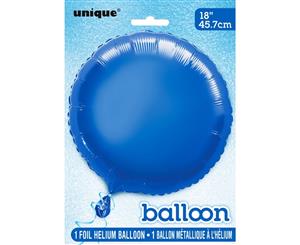 Unique Party Round Foil Balloon (Pack Of 5) (Royal Blue) - SG16910