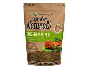 Vetalogica Australian Naturals Cat Treats Chicken & Peas 100g