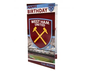 West Ham United Fc Birthday Card (Various) - TA3931