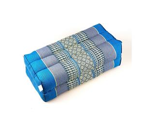 Yoga Block Meditation Cushion Pillows Pilates Prop Bolster Blue