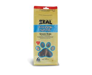 Zeal Free Range Dog Treats Spare Ribs 125g