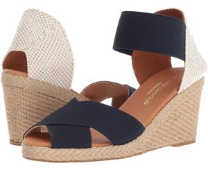 Andre Assous Women's Erika Espadrille Wedge Sandal Navy 11 M US