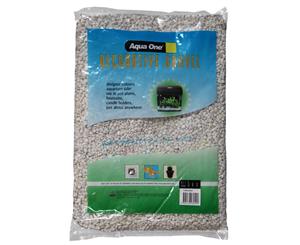 Aqua One Decorative Gravel 5kg White 7mm