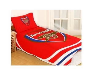 Arsenal Fc Pulse Reversible Duvet And Pillow Case Set (Red) - BS1106