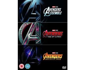 Avengers 1-3 Boxset DVD