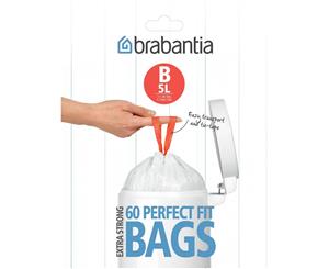 Brabantia Perfectfit Bin Liners Code B Smartfix 5 Litre