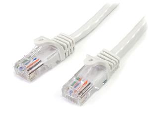 Cabac 5m CAT5 RJ45 LAN Ethenet Network White Patch Lead