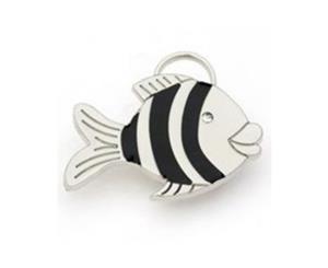 Clown Fish ID Tag - Silver