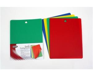 D.Line Set of 4 Flexible Cutting Boards - Assorted Colours