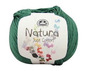 DMC Natura 100% Cotton 4 Ply Crochet & Knitting Yarn 50g Ball Colour 14 Green Valley