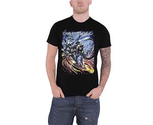 Disturbed T Shirt The End Band Logo Official Mens - Black