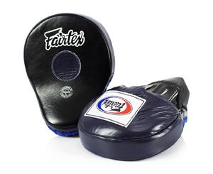 FAIRTEX-Curved Focus Pads Punching Target Muay Thai MMA - Black/Blue