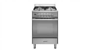 Glem 600mm Freestanding Dual-Fuel Cooker - Stainless Steel