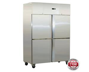 Grand Ultra Split 4 Door Upright Stainless Steel Fridge 1000L SN1000TNM