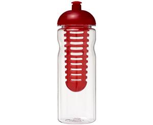 H2o Base Tritan 650Ml Dome Lid Bottle And Infuser (Transparent/Red) - PF2843