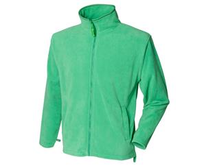 Henbury Mens Microfleece Anti-Pill Jacket (Kelly) - RW678