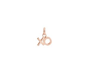 Kirstin Ash XO Outline Charm w/ 18K Rose Gold Vermeil