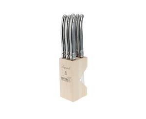 Laguiole by Andre Verdier Debutant Serrated Knife Set of 6 Stainless Steel