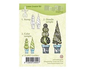 Leane Creatief Clear Stamps - Conifers