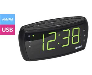 Lenoxx Large Number Clock Radio