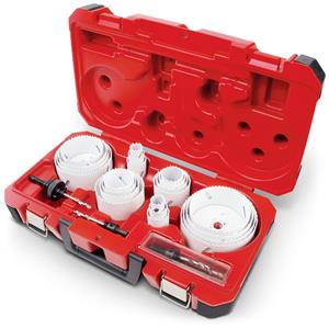 MILWAUKEE 19-121mm Bi-Metal Cobalt Holesaw Set for General Purpose - HOLEDOZER - 28 Piece