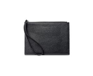 Mocha Small Britney Clutch - Black