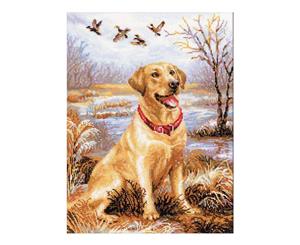 RIOLIS Counted Cross Stitch Kit 11.75inch X15.75inch Labrador (14 Count)