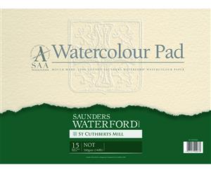 SAA Saunders Waterford Pad 300gsm 1/8 imperial (11x7.5"/19x28cm) NOT