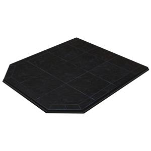 Scandia 1.05 x 1.2m Black Slate Hearth Pad