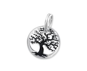 Sterling Silver Tree of Life Charm With Split Ring