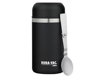 Thermos Duravac 500ml Food Jar with Spoon - Black