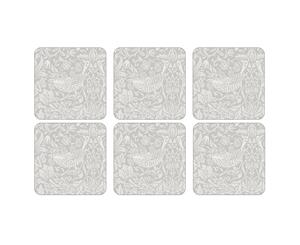 William Morris Pure Strawberry Thief Coasters Set of 6