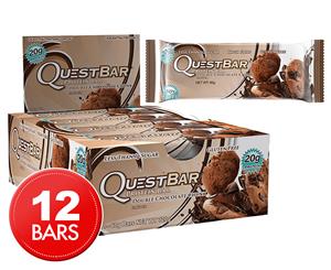 12 x Quest Protein Bars Double Choc Chunk 60g