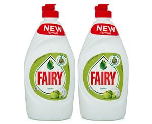 2 x Fairy Dishwashing Liquid Apple 450mL