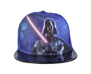 DARTH VADER Black Blue BOYS Official Star Wars Cap