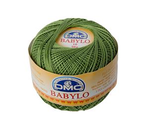 DMC Babylo 10 Crochet Cotton 50g Ball 3346 Green