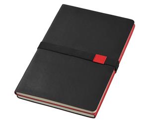 Journalbooks Doppio Notebook (Solid Black/Red) - PF596