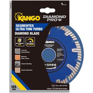 Kango 125mm Segmented Ultra Thin Turbo Diamond Blade