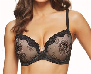 Kayser Perfects Curve It Up Louisa Contour Balconette Bra - Nude/Black