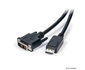 Laser 3m DisplayPort to DVID Cable Male to Male